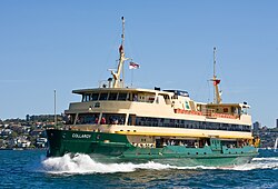 A Sydney ferry. Sydney Ferry Collaroy 1 - Nov 2008.jpg