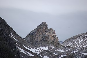 Türml viewed from the east, to the right the Türmljoch