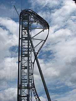 The 121 ° steep First Drop