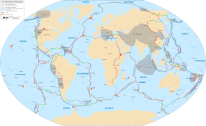 Tectonic plates boundaries World map Wt 10degE centered-fr.svg