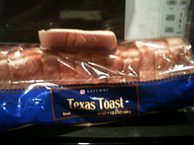 Illustratives Bild des Texas-Toastabschnitts