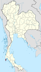 Ligging van de provincie Phuket