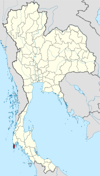 मानचित्र जिसमें फूकेत ภูเก็ต Phuket हाइलाइटेड है