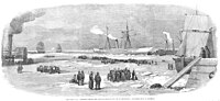 Thumbnail for File:The 'North Sea' steamer forcing her passage through the ice at Cronstadt ILN-1856-1206-0009.jpg