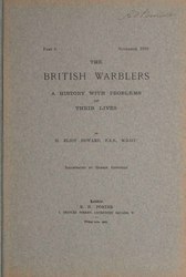 Henry Eliot Howard: The British warblers : a history with problems of their lives