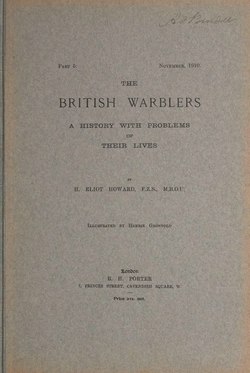 The British Warblers A History with Problems of Their Lives - 5 of 9.djvu