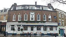 Photograph taken outside The Commercial pub in Herne Hill in 2018. The Commercial, Herne Hill in 2018.jpg