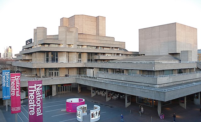 The National Theatre from Waterloo Bridge