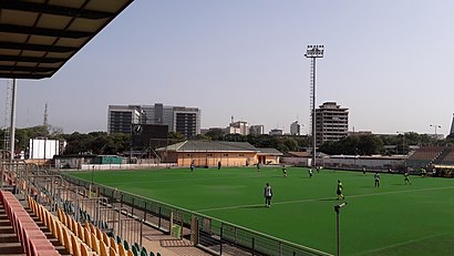 How to get to Theodosia Okoh Hockey Stadium with public transit - About the place