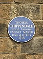 Thomas Chippendale's blue plaque - geograph.org.uk - 1937847.jpg
