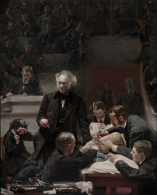 The Gross Clinic, 1875, Philadelphia Museum of Art and the Pennsylvania Academy of Fine Arts