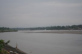 The Tibag Bridge is one of the two bridges constructed across the Tarlac River in Tarlac City to connect the western portion of the city to the Poblacion Area