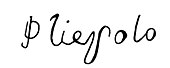 signature de Giandomenico Tiepolo