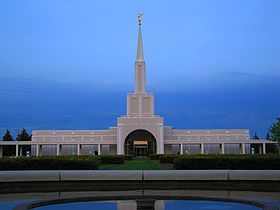 Ilustrační obrázek článku o mormonském chrámu v Torontu