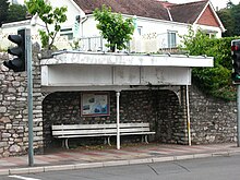 The tram terminus at Torre railway station Torre tram terminus.jpg