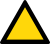 Triangle warning sign (black and yellow).svg