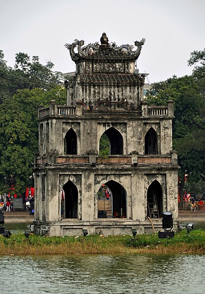 Image: Turtle Tower, Hoan Kiem Lake, Hanoi (3531374428)