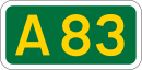 A83 road