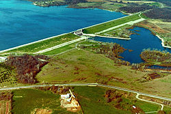 Red Rock Dam and Lake Red Rock (Army Corps of Engineers)