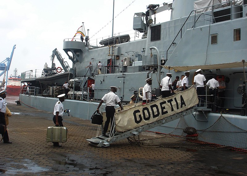 File:US Navy 100301-N-6138K-249 Congolese navy students embark the Belgian navy command and logistical support ship BNS Godetia (A 960).jpg