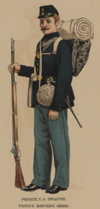 Пехотинец федеральной армии времён Гражданской войны