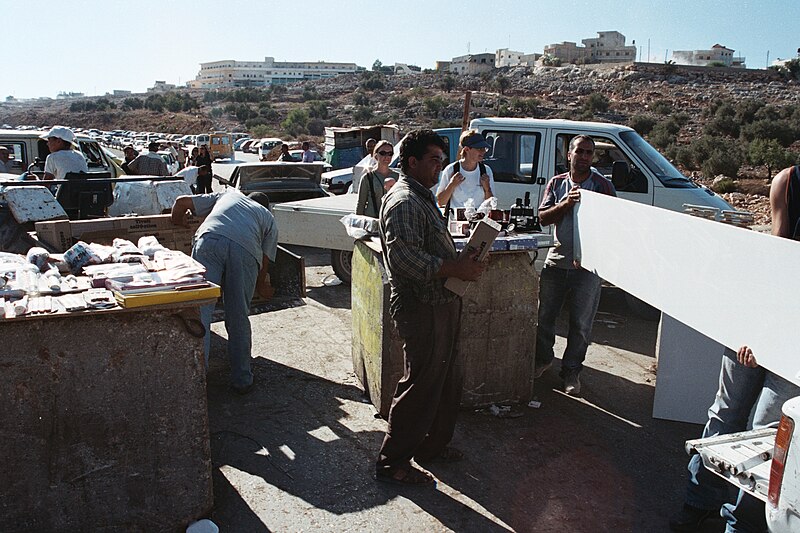 File:Unmanned Israeli checkpoint.JPG