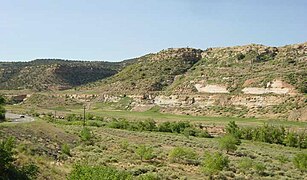 Former townsite of Uravan, Colorado in 2008