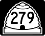 State Route 279 маркер