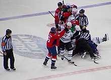 Fighting in ice hockey - Wikipedia