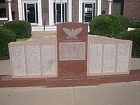 Veterans Monument in Mitchell County Veterans Monument, Mitchell County, TX IMG 4524.JPG