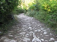 Remains of Via Egnatia near Radozda Via Egnatia Radozda.JPG