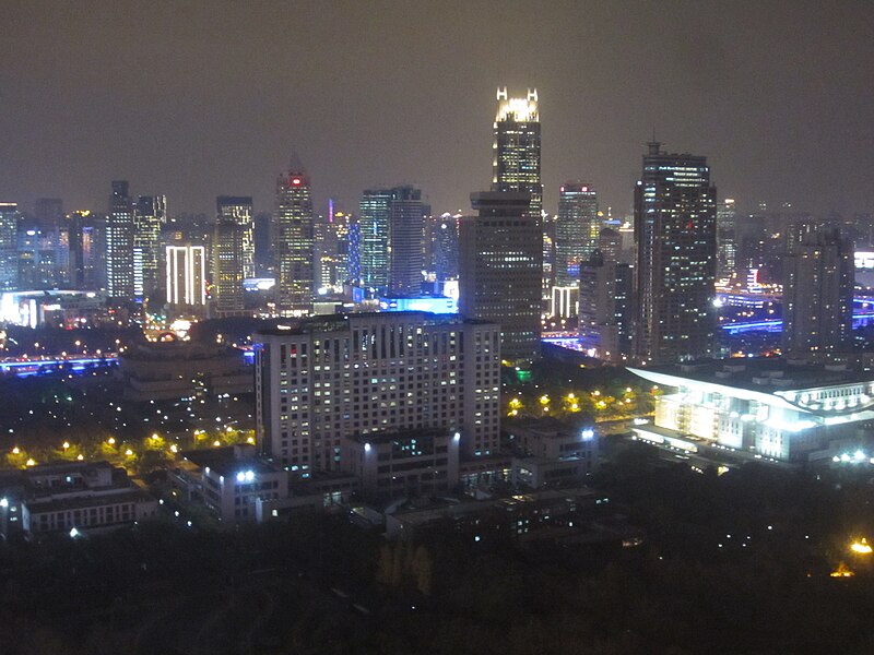File:View from the Radisson Blu Hotel Shanghai New World (2015) - 18.JPG