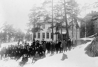 Villa Borgen, öns småskola 1912–1932.