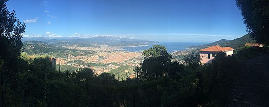Vista di La Spezia a giugno 2016