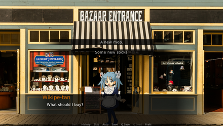 In many visual novels, players are sometimes subjected to choices they need to make in order to proceed.