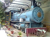 Steam Locomotive at Viswesarayya Technology Museum Bangalore