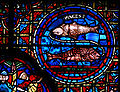 Znak prikazan u katedrali u Chartresu.