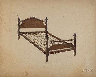 Walter G. Capuozzo, Rope Bed, c. 1939, NGA 16204.jpg