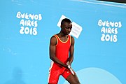 Deutsch: Gewichtheben bei den Olympischen Jugendspielen 2018; Tag 2, 10. Oktober 2018; Jungen 62 kg English: Weightlifting at the 2018 Summer Youth Olympics at 8 October 2018 – Boys' 62 kg