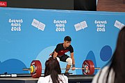 Deutsch: Gewichtheben bei den Olympischen Jugendspielen 2018; Tag 2, 10. Oktober 2018; Jungen 62 kg English: Weightlifting at the 2018 Summer Youth Olympics at 8 October 2018 – Boys' 62 kg