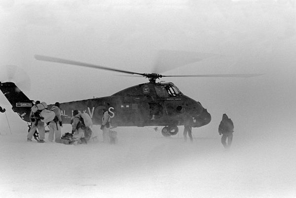 A Wessex HU5 of 846 NAS, Norway, 1981.