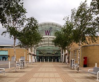 White Rose Centre Shopping mall in West Yorkshire, England.
