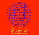 Crs3011's version of Wikipedia's 20th Anniversary Logo (January 20, 2021)