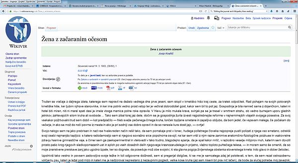 Besedilo na Wikiviru