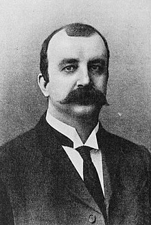 Wilmot Corfield as pictured in The Philatelic Record, 1902. Wilmot Corfield 1859-1919.jpg