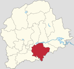 Location of Xiagezhuang Town in Pinggu District