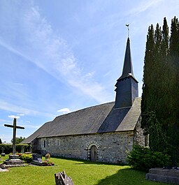 Kyrkan i Avernes-Saint-Gourgon.