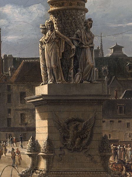 File:Étienne Bouhot - La place et la fontaine du Châtelet - P1286 - musée Carnavalet - 5.jpg