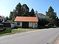 Čeština: Požární zbrojnice v Čížové. Okres Písek, Česká republika. English: Fire house in Čížová village, Písek District, Czech Republic.