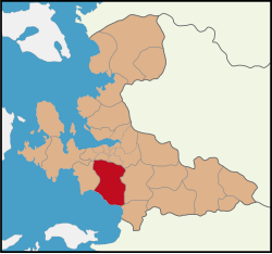 Location of Menderes